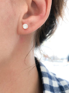 Paire de boucles d'oreilles en diamant taille ancienne