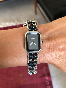 Montre Chanel Ma première en métal argenté