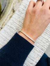 Charger l&#39;image dans la galerie, Bracelet riviere diamant taille princesse
