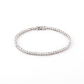 Bracelet rivière or gris en diamants