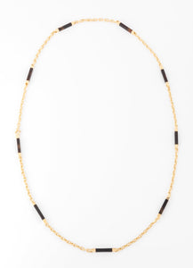 Sautoir or jaune et écaille de la maison Cartier