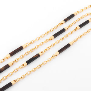 Sautoir or jaune et écaille de la maison Cartier