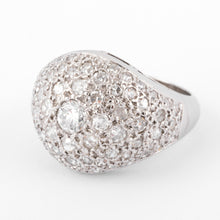 Charger l&#39;image dans la galerie, Bague dôme en platine et diamants
