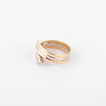 Charger l&#39;image dans la galerie, Bague 3 Ors avec un diamant
