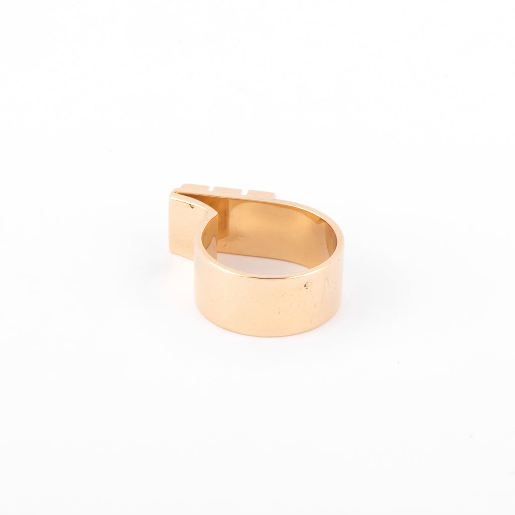 Bague or jaune et Peridot Georg Jensen