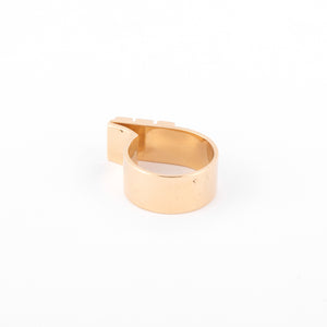 Bague or jaune et Peridot Georg Jensen