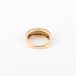 Bague or jaune et diamant