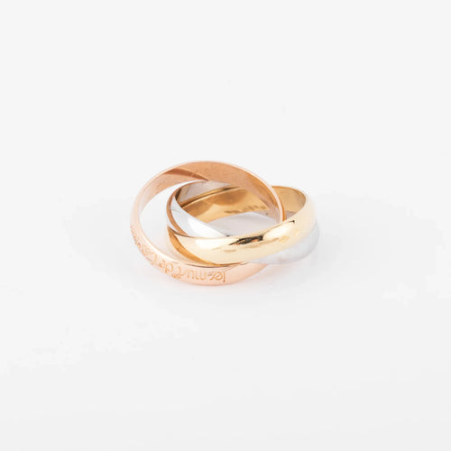 Bague 3 anneaux de la maison Cartier modèle Trinity