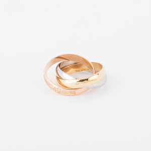 Bague 3 anneaux de la maison Cartier modèle Trinity