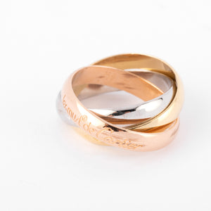 Bague 3 anneaux de la maison Cartier modèle Trinity