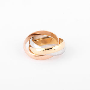 Bague 3 anneaux de la maison Cartier modèle Trinity