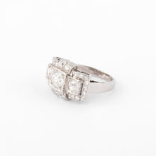 Charger l&#39;image dans la galerie, Bague platine et diamants 1930
