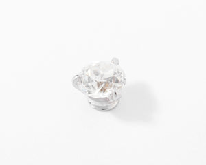 Paire de boucles d'oreilles en diamant taille ancienne