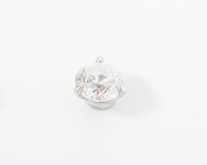 Paire de boucles d'oreilles en diamant taille ancienne