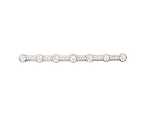 Broche en platine et diamant époque Art Déco