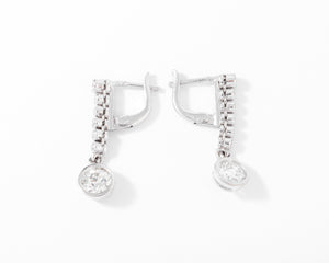 Dormeuse en platine diamant