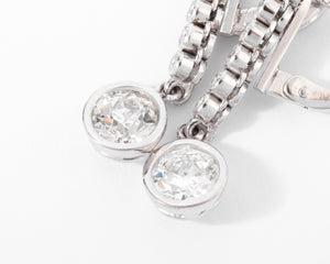 Dormeuse en platine diamant