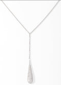 Collier or gris pavés de diamant