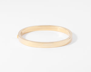 Bracelet jonc ouvrant or jaune et diamant