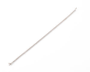 Bracelet riviere en diamant et or gris