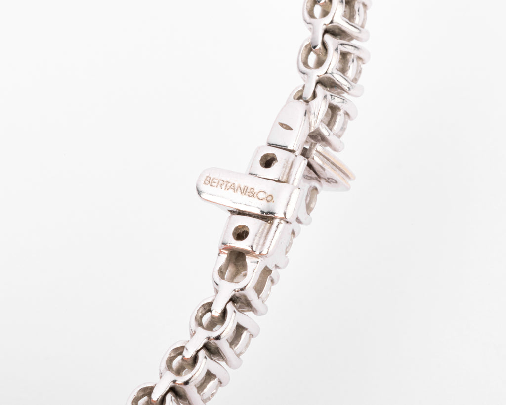 Bracelet riviere en diamant et or gris