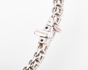 Bracelet riviere en diamant et or gris