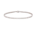 Bracelet riviere en diamant et or gris