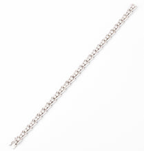 Charger l&#39;image dans la galerie, Bracelet riviere en diamant or gris et platine
