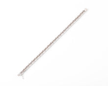 Charger l&#39;image dans la galerie, Bracelet riviere en diamant or gris et platine
