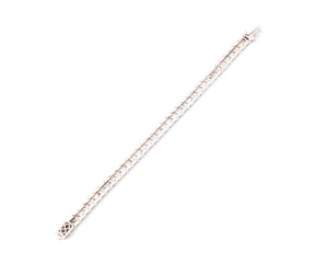 Bracelet en platine riviere en diamant